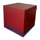 Bordo Kapaklı Desk Kiralama 85x85x85