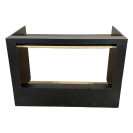 Siyah Ahşap TV Girişli DJ Desk Kiralama 80x120x75