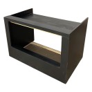 Siyah Ahşap TV Girişli DJ Desk Kiralama 80x120x75