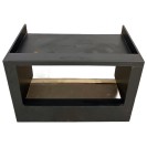 Siyah Ahşap TV Girişli DJ Desk Kiralama 80x120x75