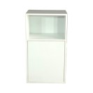 Beyaz Ahşap Kapaklı ve Raflı Desk Kiralama 90x50x35