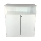 Beyaz Ahşap Kapaklı Desk Kiralama 110x100x55