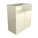 Beyaz Ahşap Kapaklı Desk Kiralama 110x100x55