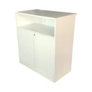 Beyaz Ahşap Kapaklı Desk Kiralama 110x100x55