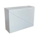 Beyaz Ahşap Ledli Desk Kiralama 90x120x40