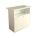 Beyaz Ahşap Uzun Tablalı Kapaklı Desk Kiralama 97x100x50